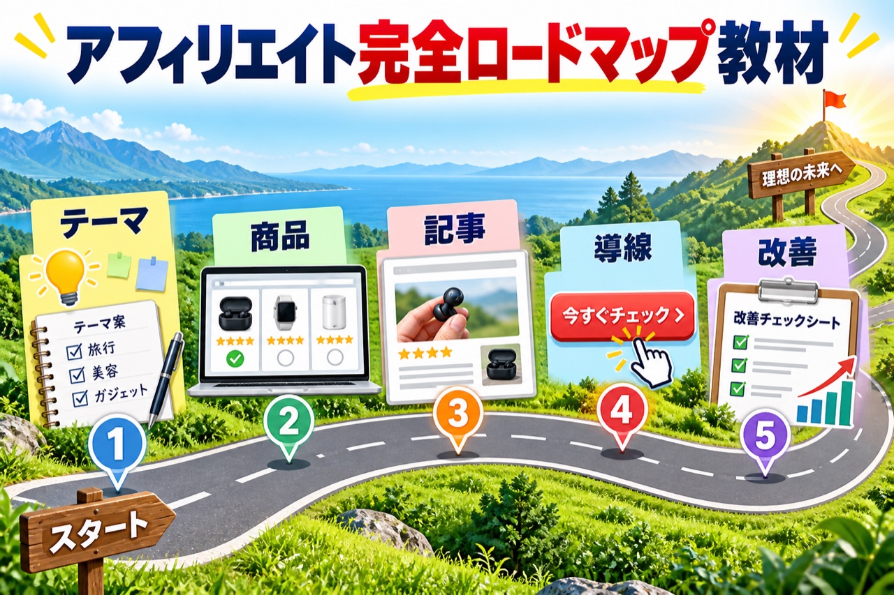 アフィリエイト完全ロードマップ教材