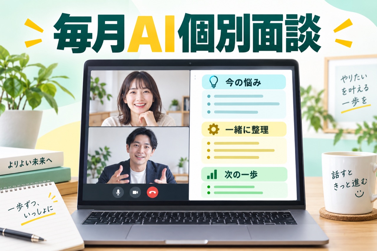 毎月AI個別面談